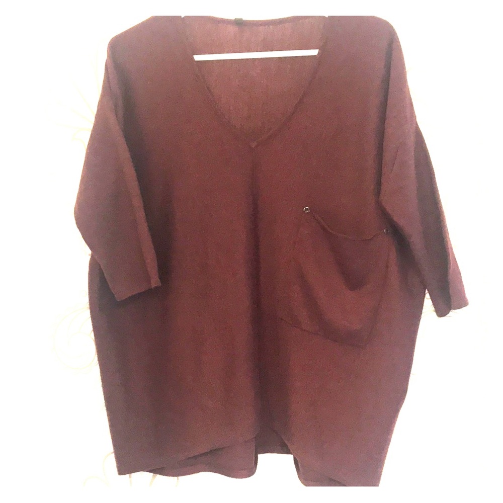 3/4 sleeve light weight tunic